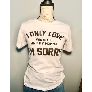 Trendy Graphic Football T-shirt